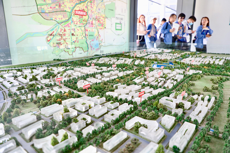 中国西部科技创新港规划模拟图