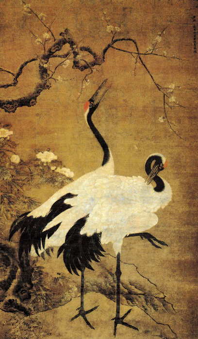 E路守鹤·鹤之语| 一纸丹青绘祥禽，画家笔下的鹤